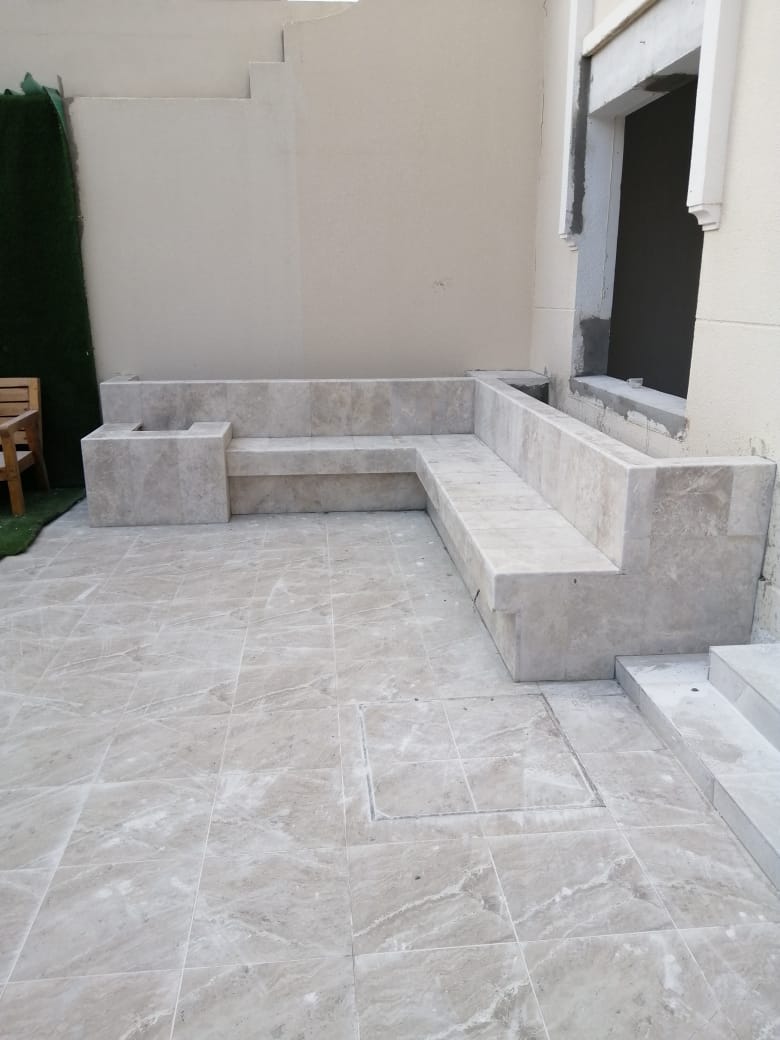 دكة حديقه رخام إمبريل غراي تركي