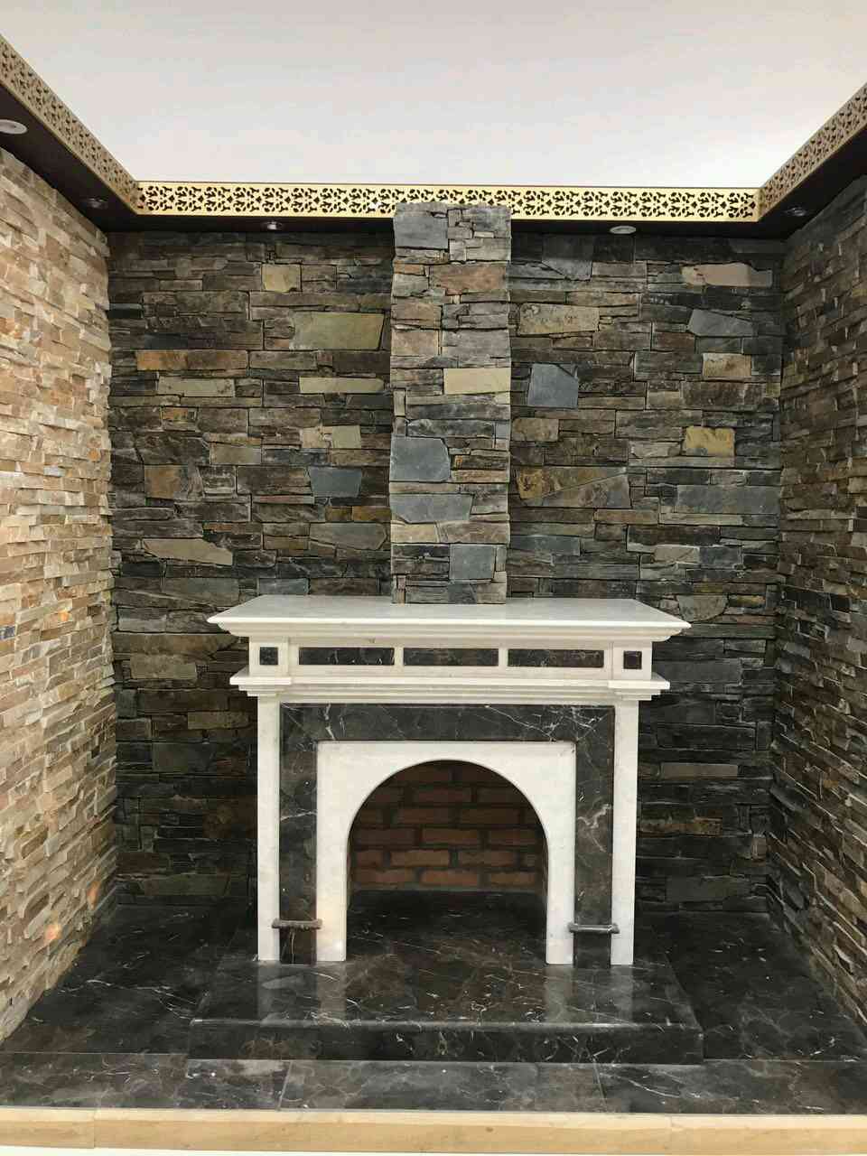 مشب أمريكي رخام  حجر طبيعي