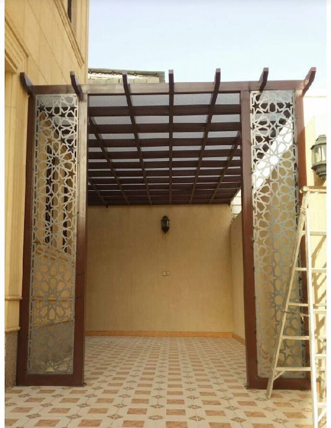 برجولات خشبيه بتصاميم حديثة